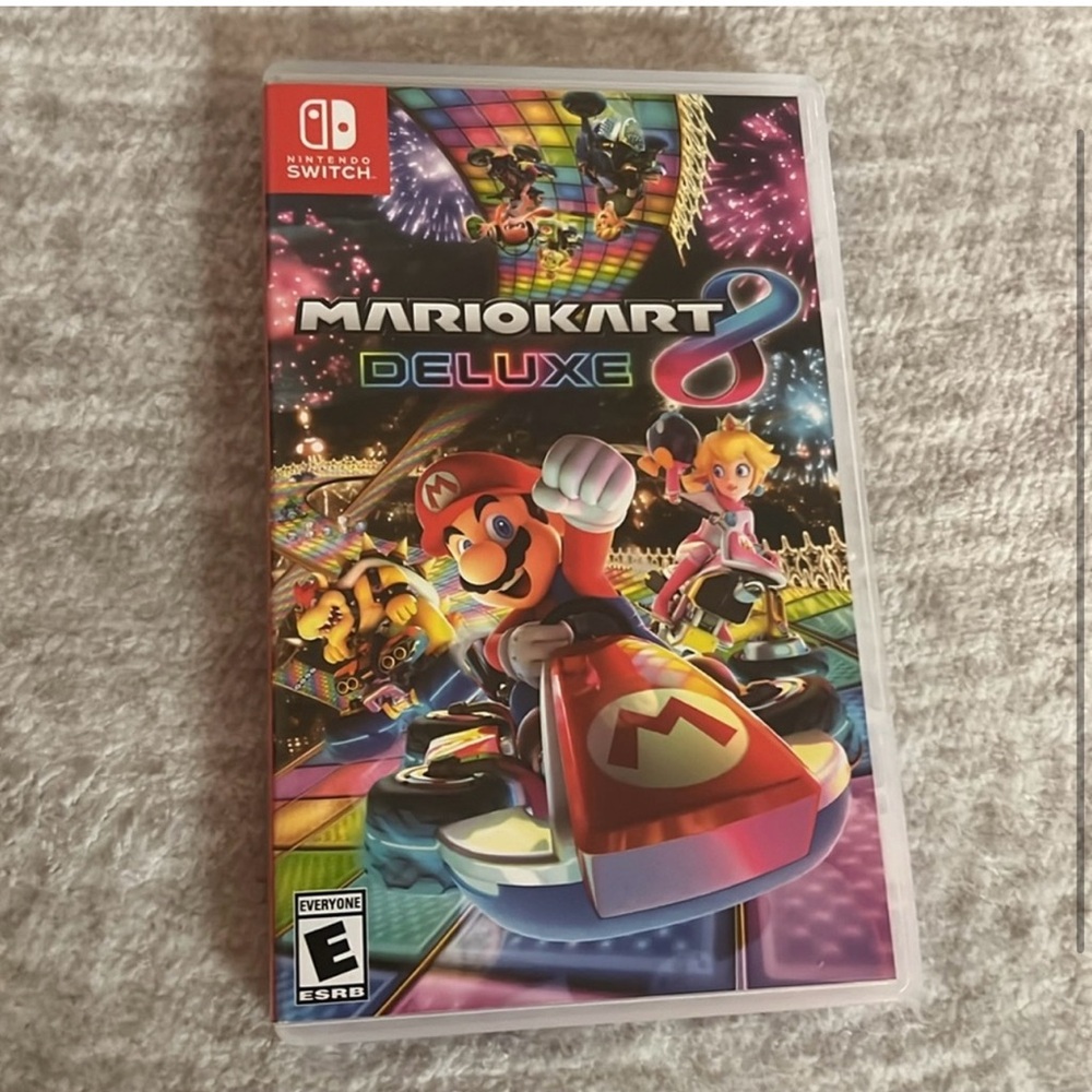 Nintendo switch Mario kart Deluxe 8 for only $24. Comes with case.